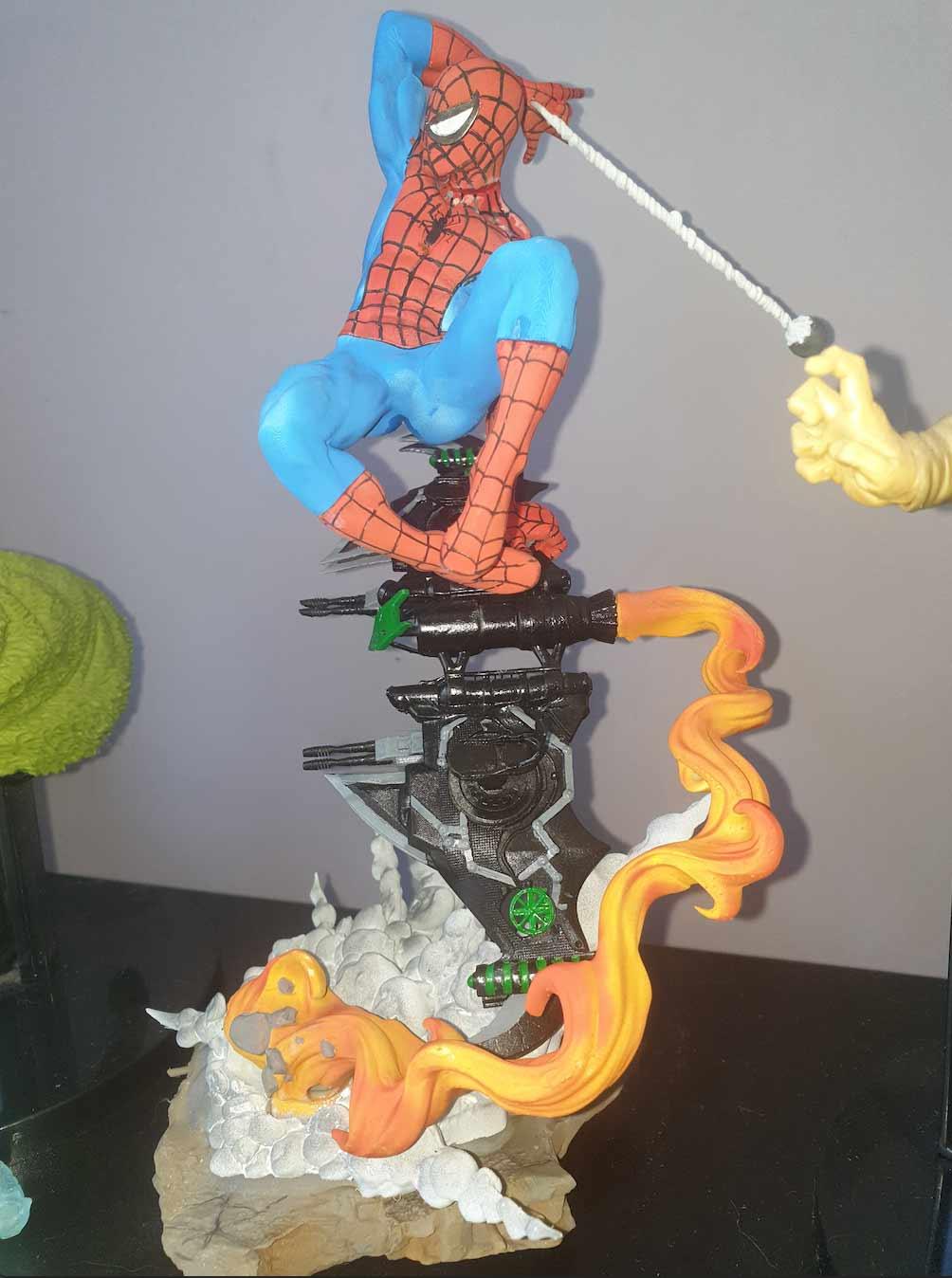 creation apprenant sur blender-impression 3d-spiderman